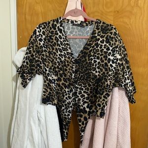 Abercrombie Cheetah Print Top